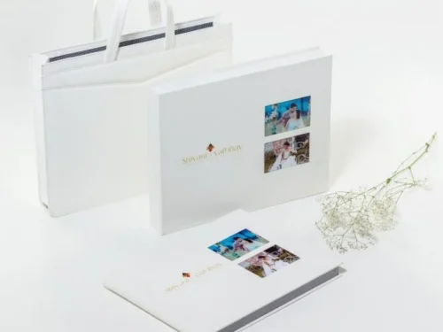 Graffiti Dual Window Leather Album
